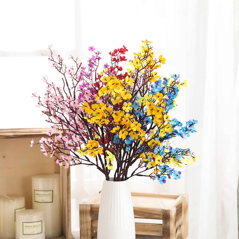 50CM Künstliche Blume Schleierkraut Lange Zweige Heimdekoration Pflanzen Künstliche Hochzeits-Party DIY Dekoration Ornamente