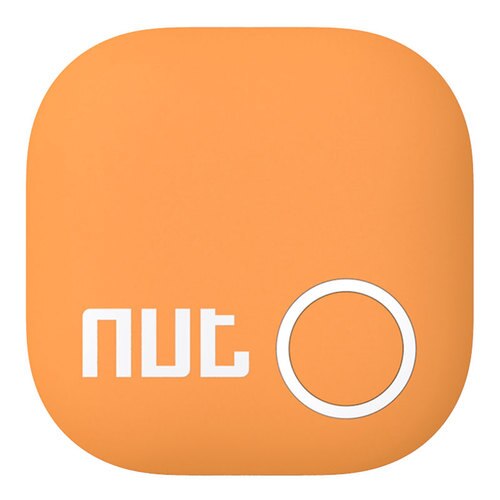 Bluetooth anti-tab enhed to-vejs påmindelse smart find nøgle tegnebog mobiltelefon anti-tab knap nøgle finderkeys finder tracker: Solen orange