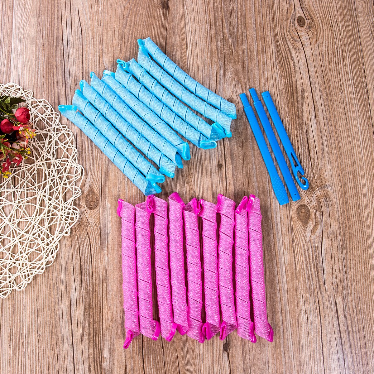 Magische watergolf, lange haarkrulspelden, spiraalvormige krullen, haarrollers, kappersgereedschap