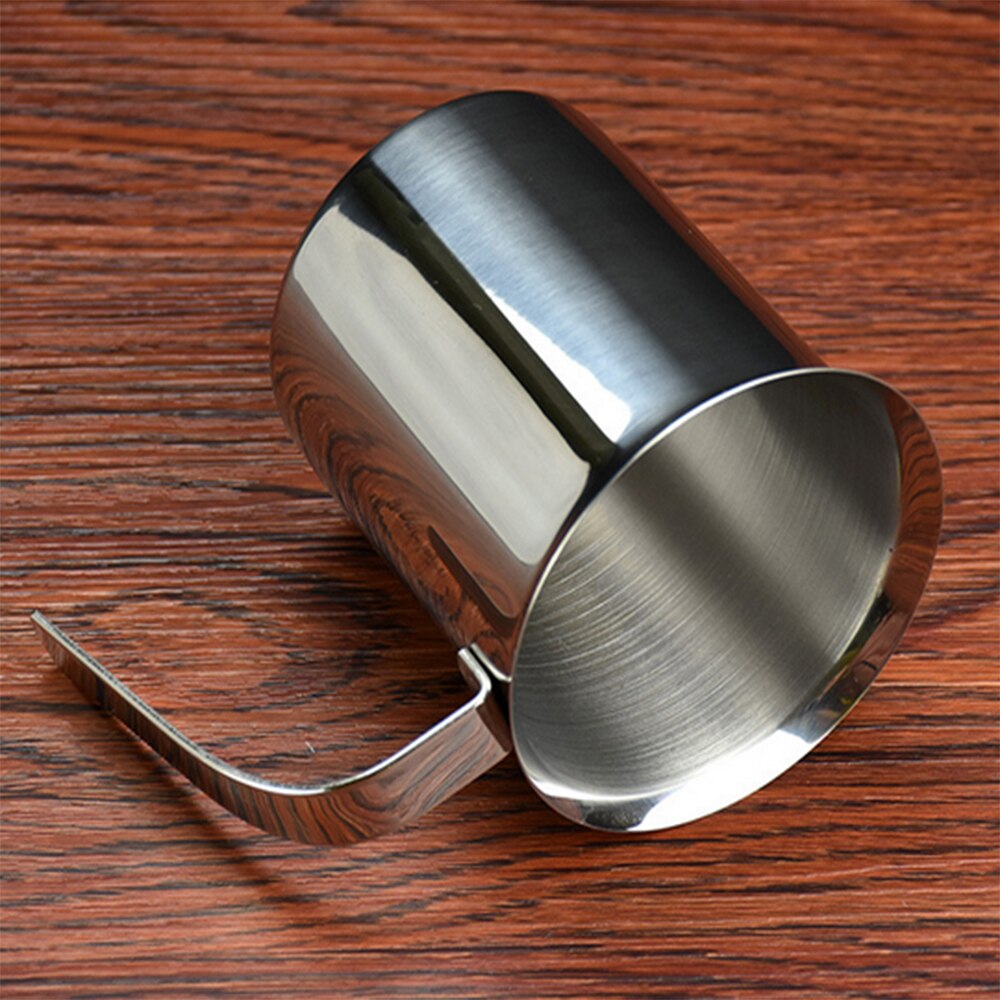 Milk Frother Stainless Steel 400cc Double Manual Milk Frother Coffee Milk Frother Milk Frother Cup Milk Frother