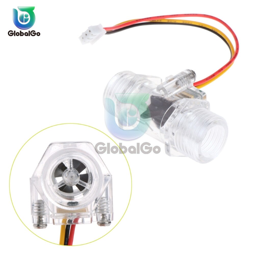 DN15 Water Flow Sensor Flowmeter DC 5V 12V Flow Sensor Water Controller Counter For Flow Measurement Device Tool