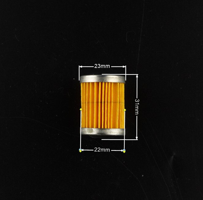 Filtre à gaz universel en ligne pour moto, filtre à carburant pour petit moteur de tondeuse à gazon, aimant Jane, 6mm, 7mm, 8mm, 1/4 ", 1PC: Or