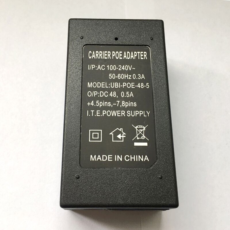 CCTV Security 48V0.5A 15.4W POE adapter POE Injector Ethernet power for POE IP Camera Phone PoE Power Supply