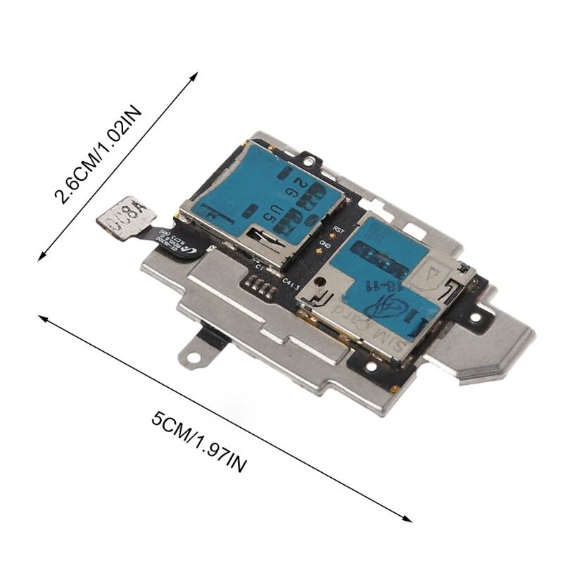 Sim sd kortsporholder sokkel bøye seg kabelleser erstatning reparasjon til samsung s3 i9300 t999 i747