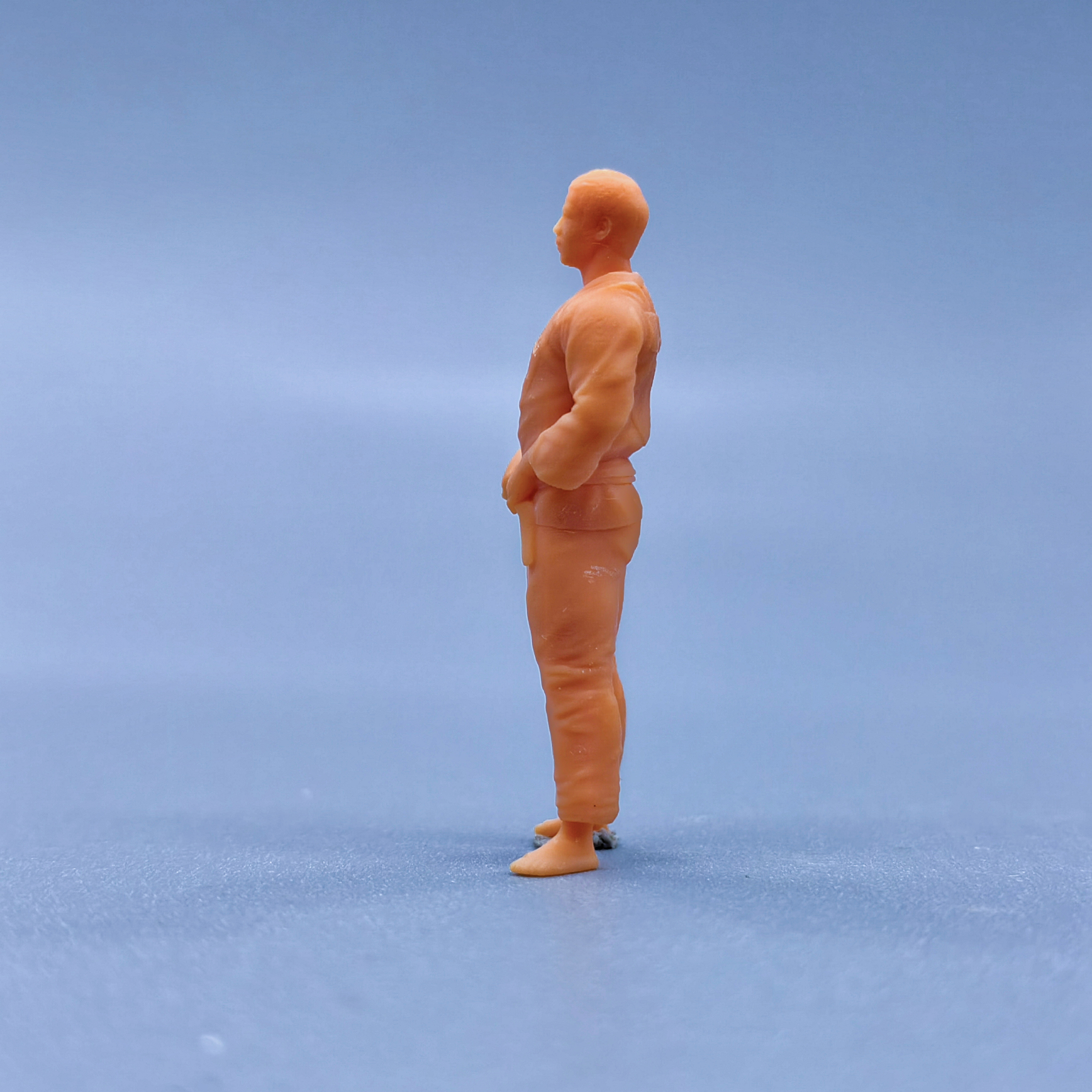 1/64 1/43 figurina modello in scala resina maschio judo giocatore miniatura non colorate Diorama dipinto a mano L123