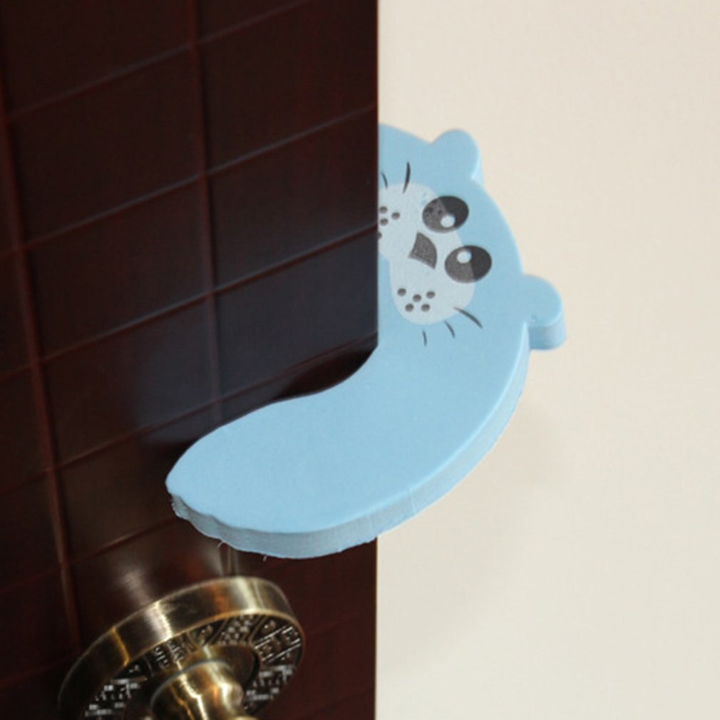 Cartoon Dieren Deurstopper Laden Kast Veiligheid Lock Klem Eva Foam Vingerknelbeveiliging Guard Kinderen Veiligheid Protector