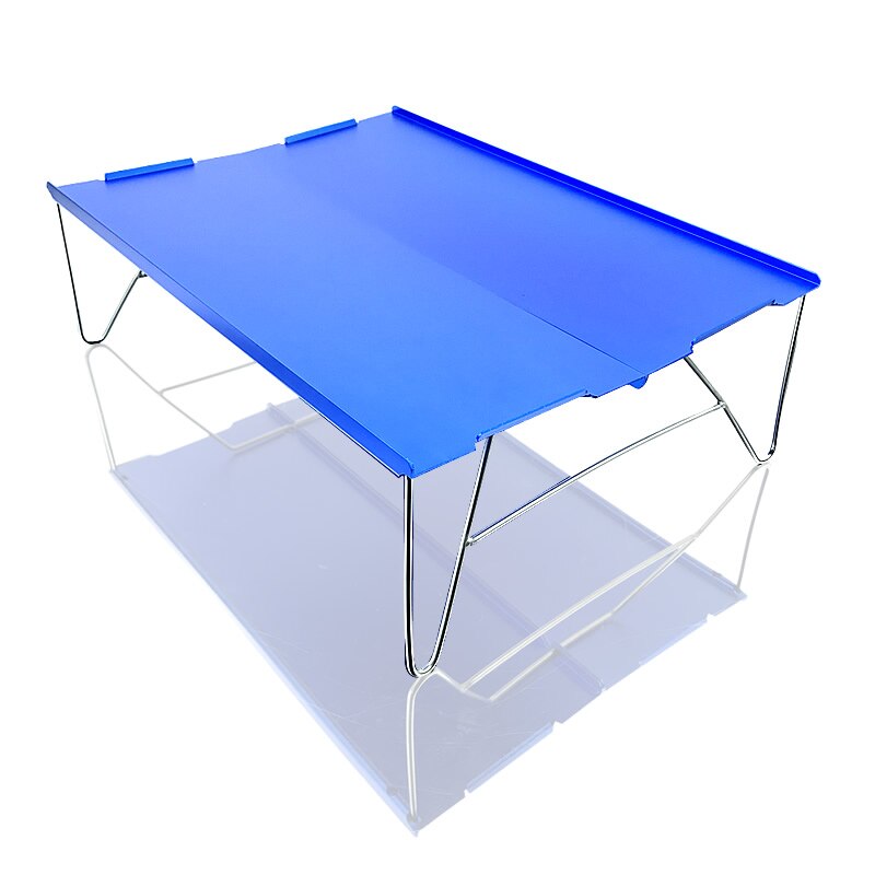 Foldebord camping mini bord folde aluminiumslegering kompakt letvægts mobilbord: 06
