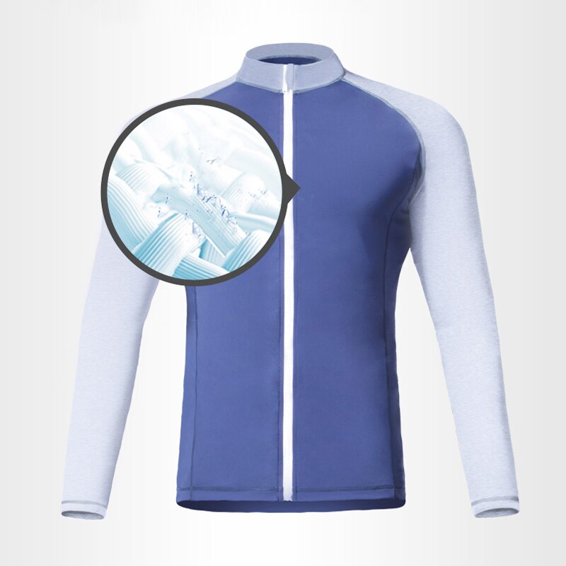 Ohsunny Badpak Mannen Rash Guard Met Lange Mouwen Anti-Uv UPF50 + Zonnebrandcrème Sport Gym Panty Surfen Shirts Duiken Tops Quick Dry