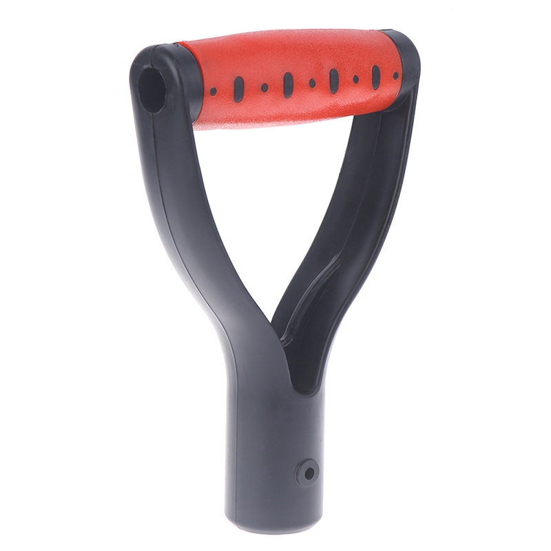 Poignée de pelle en plastique, protection des mains, accessoires de jardin pour la neige, outil de râpage: Rouge