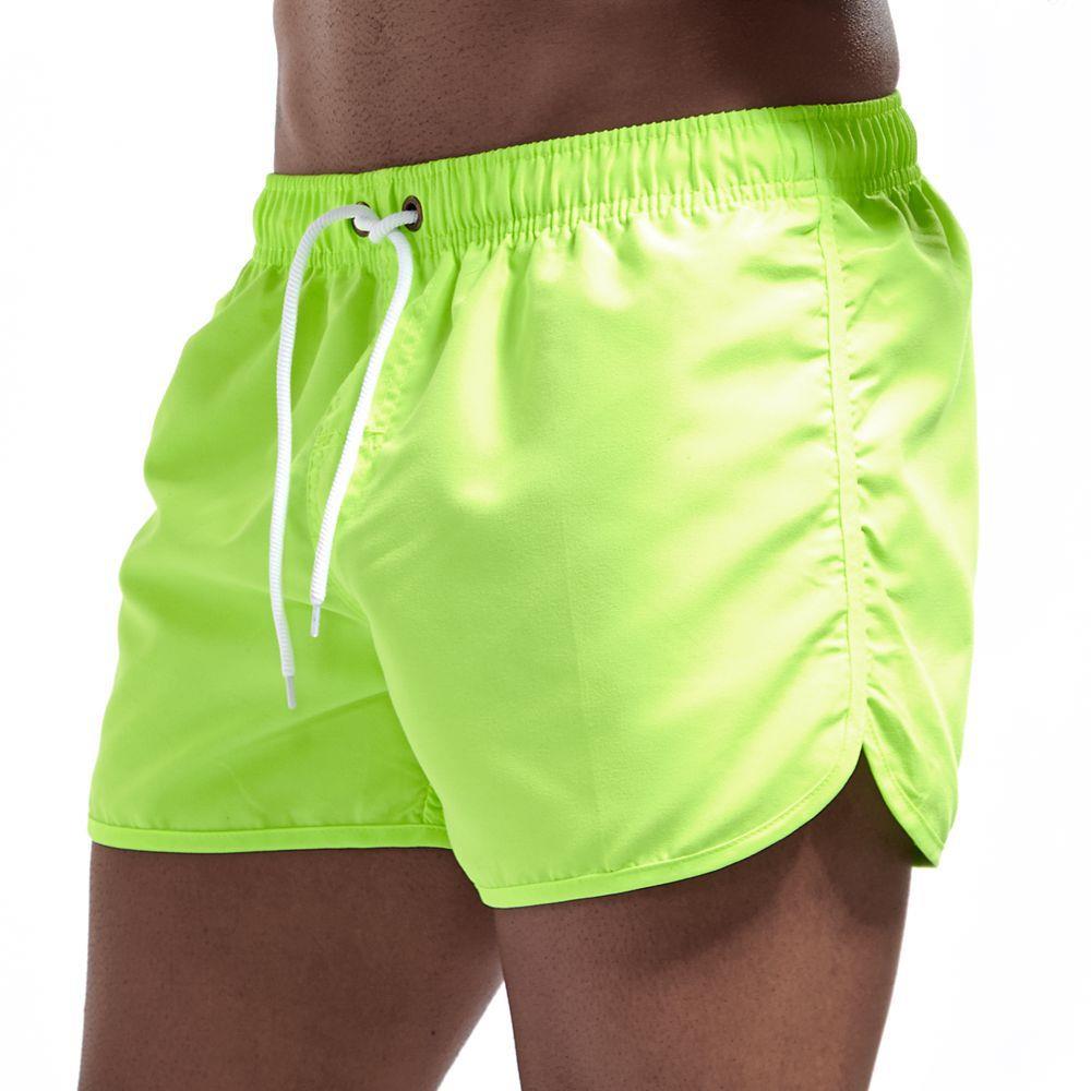 Sommar herr badkläder märkesshorts tryckta strandkläder sexiga badbyxor herr baddräkt låg midja andningsbar strandkläder surfing