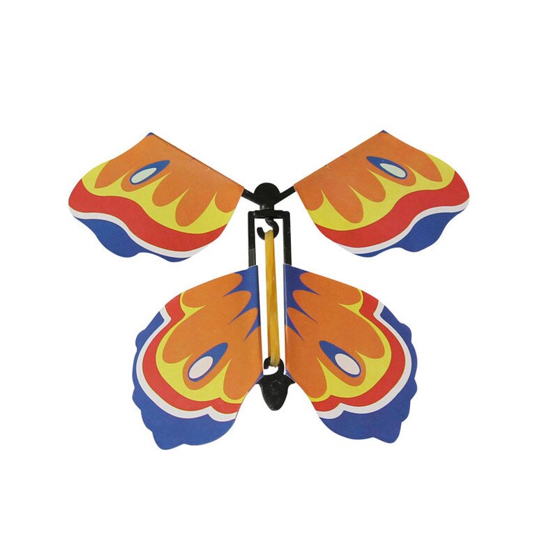 Lesiostress 1pcs Magic Butterfly flying Card Toy with Empty Hands Solar Butterfly Wedding Magic Props Magic Tricks