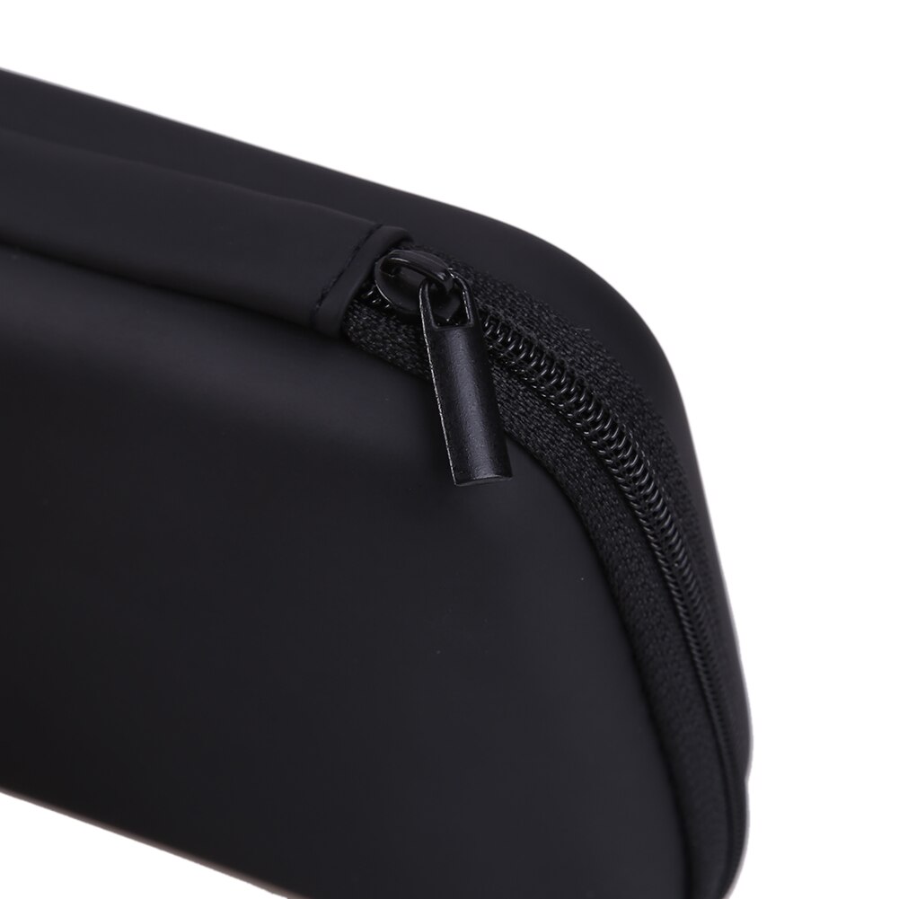 Zwart EVA PU Draagtas Tas voor 2.5 inch Externe Hard Drive Draagbare Oortelefoon USB Kabels TF Kaarten Organizer tas