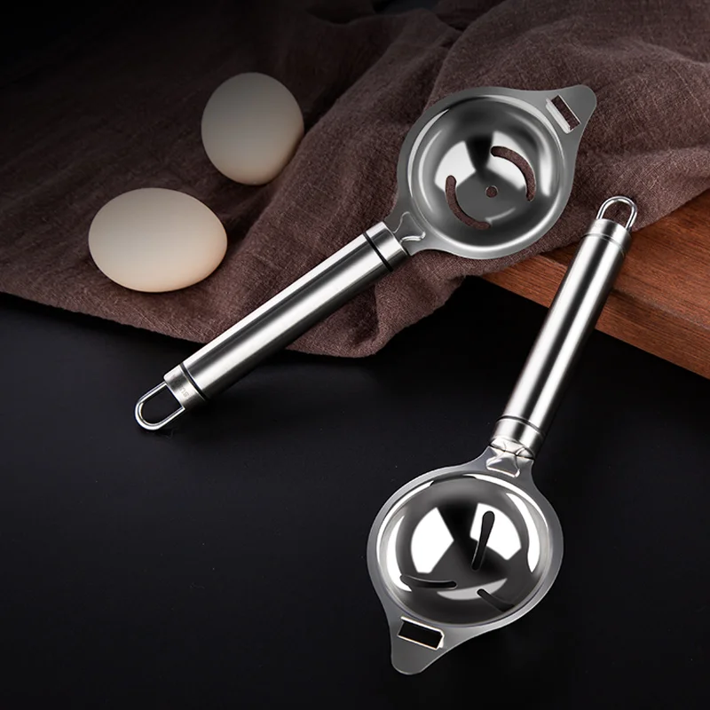 Eiweiß-Trenner, Edelstahl-Werkzeuge, Eigelb, Filter, Gadgets, Küchenzubehör, Trenntrichter, Löffel, Teiler, Utensilien