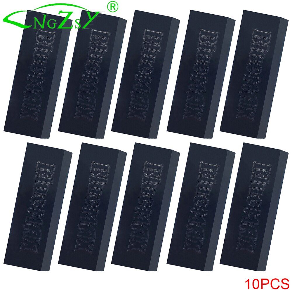10 stücke BLUEMAX Gummi Streifen Klinge Griff Rakel Auto Eis Schaber Reinigung Werkzeug Schnee Schaufel Glas Wasser Wischer Fenster Tönung wrap: 10pcs 80 durometer