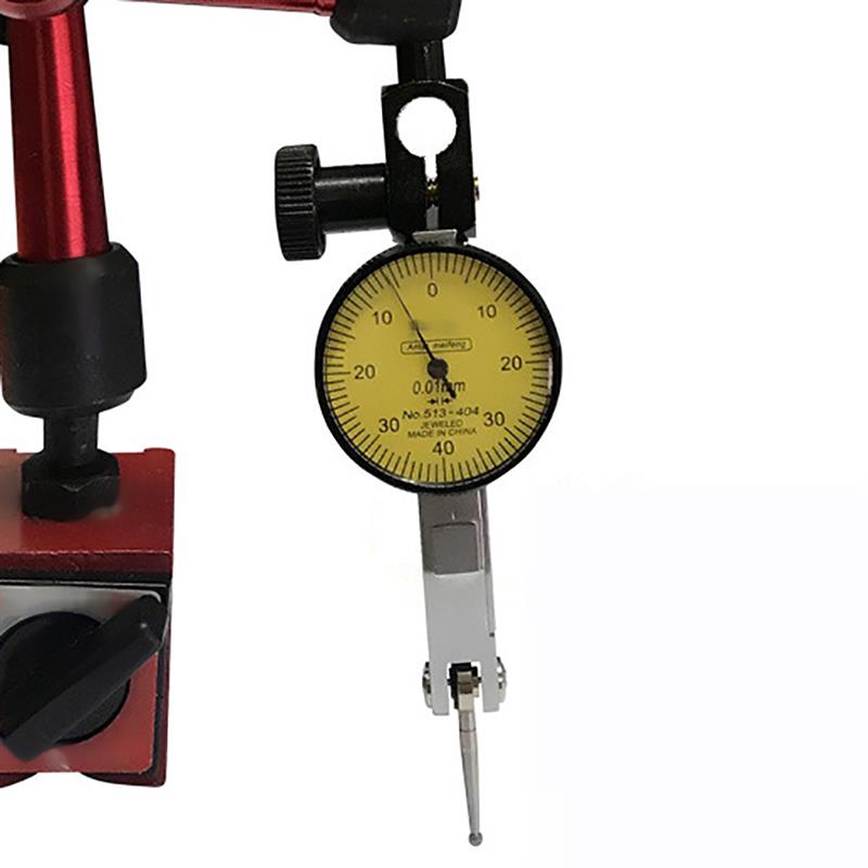 0-0.8mm Dial Test Indicator Level Gauge Scale Precision Metric Dovetail Rails Dial Indicator Measuring Instrument Tools