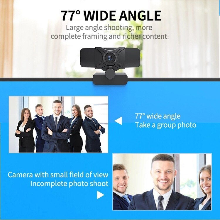 T12s Usb 2.0 Pc Camera 1080P Video Record Hd Webcam Webcam Met Microfoon Voor Computer Voor Pc Laptop