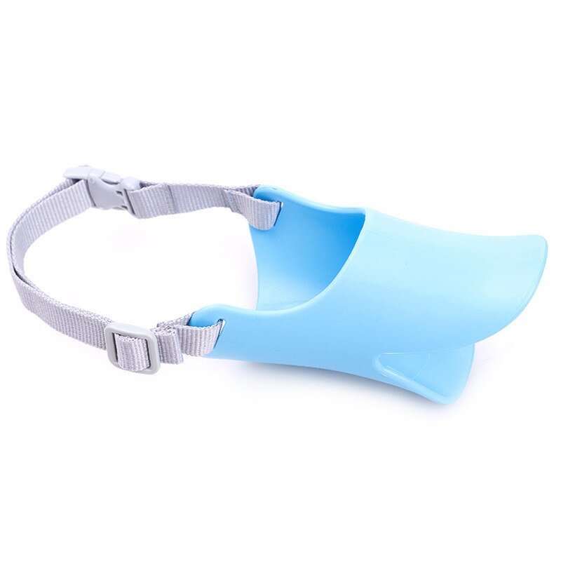 Divertida novedad bozal máscara perro silicona linda boca de pato ladrar morder stop bozales para perros Anti-Máscaras de mordida para perro mascota