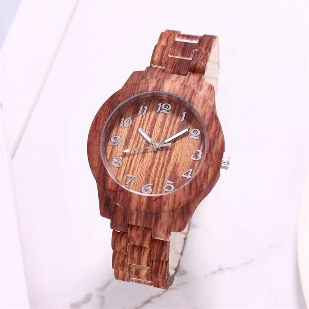 High-End Wood Grain Band Women Men/Dial Analog Quartz Sport Wrist ladies women Wrist watches Dress watch Wrist