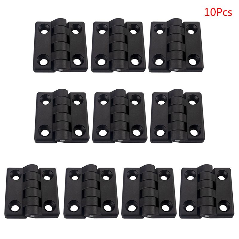 10PCS Kunststoff Butt Scharnier Schublade Schmuck Fall Scharniere für Holz Box Schrank 11UA