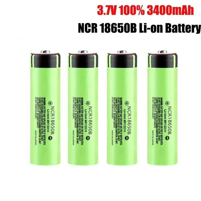 2024New Original NCR18650B 3,7 V 3400 mah 18650 Lithium-Akku Für Taschenlampe Spielzeug Auto Kamera batterien Ladung Batte