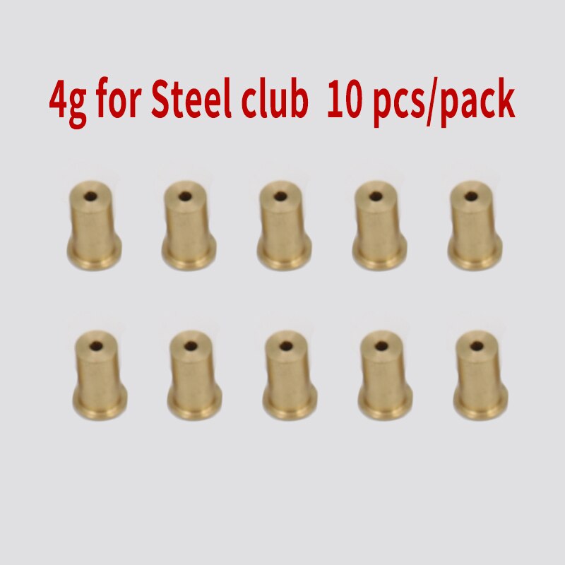 10pcs set Golf club weight head accessories Shaft Plug Assembling kits Copper Nail Brass Swing carbon/steel size .370 .335 .350: 4g for Steel club