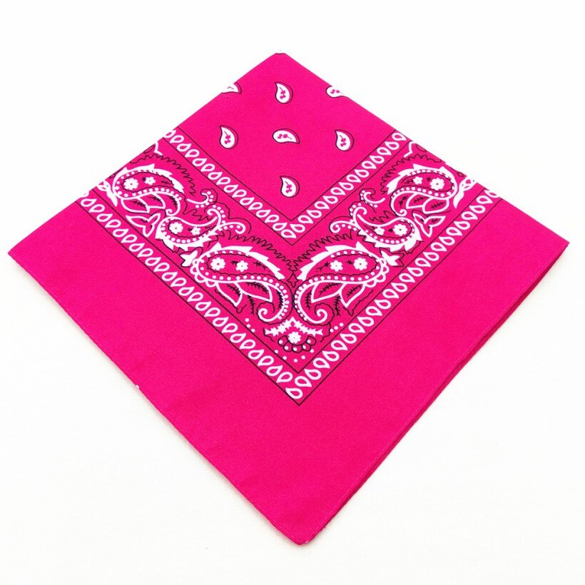 Tout pour pêche écharpe unisexe hommes femmes Bandana bandeau Cowboy Biker chapeau de sport tête enveloppement extérieur écharpe pour vêtements de pêche: Rose Red