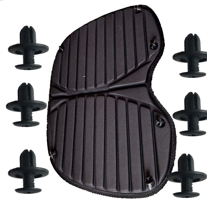 Black Deck Plate Kit Deck Hatch Cover with Red Bag for Kayaking Marine Boat Fishing Rigging