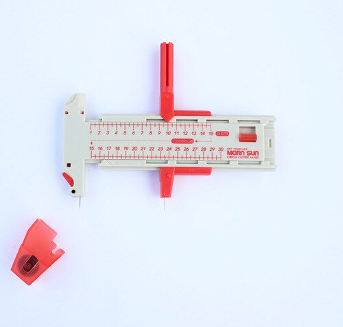 Compass Cutter Round Circle Knife Double-cut Compasses Paper Knife Cutter Paper Cardboard Rubber Vinyl Leather Art Craft Tool: 005