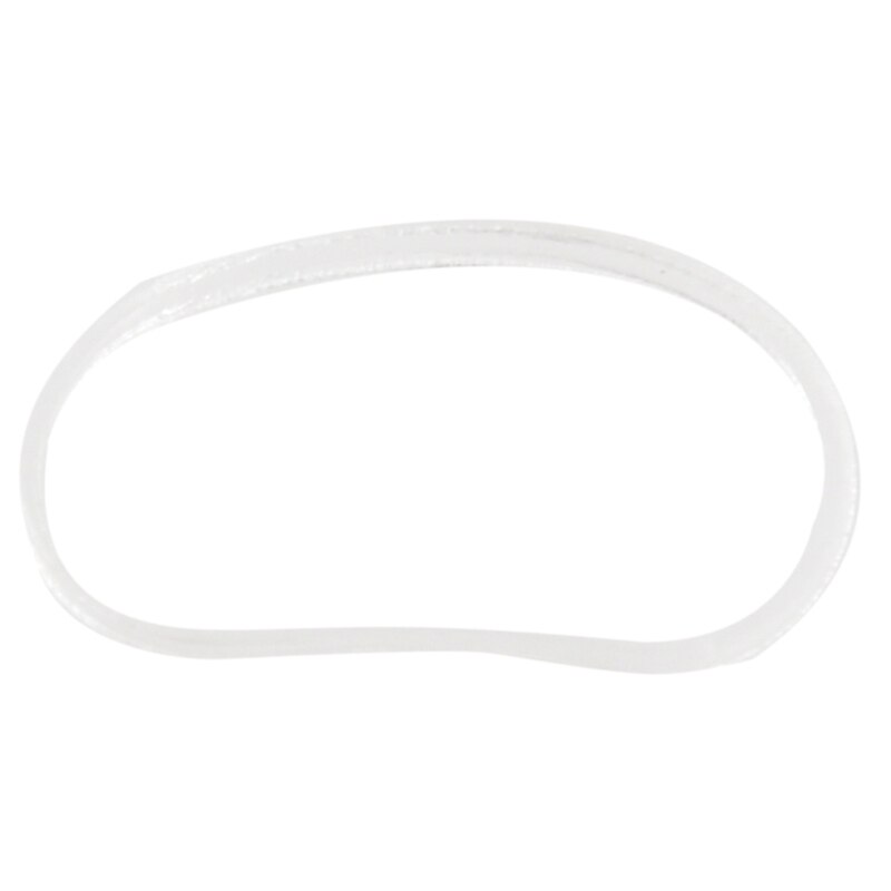 500x hair rubber cord rubber Band transparent white 1mm