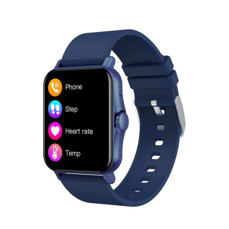 ZW23 Smart Armband Bluetooth Call Body Temperatuur Hartslag Bloeddruk Smart Horloges Muziek Afspelen Informatie Herinnering