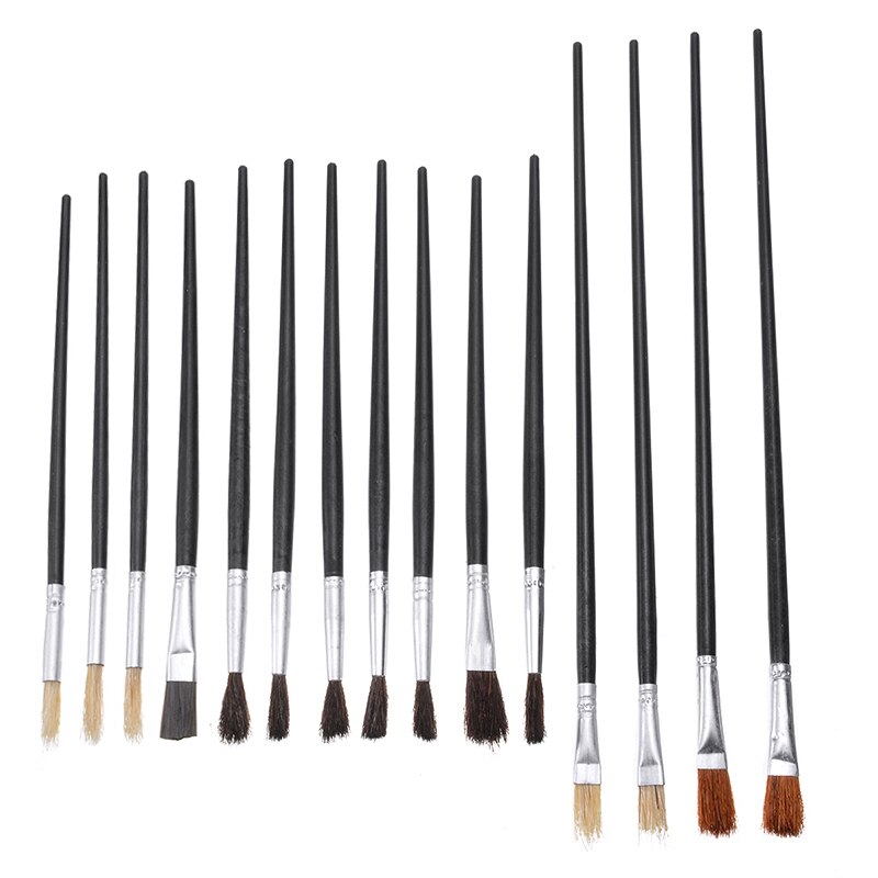 15 Pcs Kunstenaars Zachte Penselen Set Kleine & Grote Ronde Getipt Art Schilderij Borstel Kit Olieverf Gouache Aquarel supply