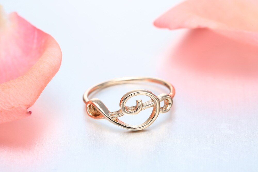 Todorova Violinschlüssel Schmuck Charme Musik Liebhaber Knöchel Ring Minimalistischen Musik Hinweis Ringe Minimalistischen Hipster