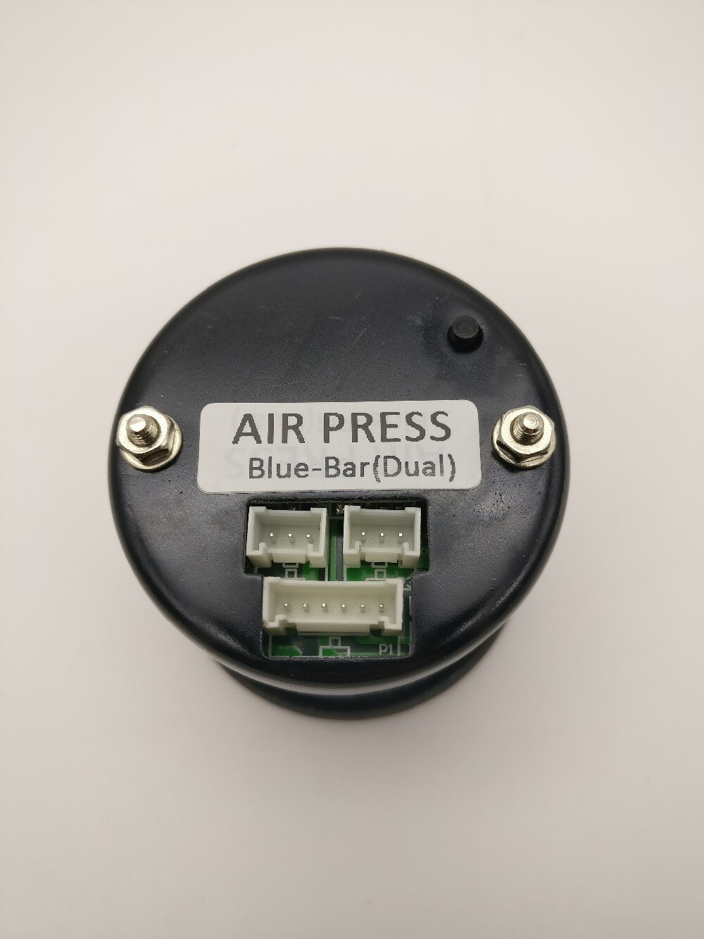 52mm Dual Air Pressure Gauge blue LED air suspension Air ride gauge with 2pieces 1/8NPT electrical sensors