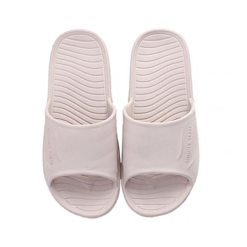 Home Household Slipper EVA Soft Anti-slip Slipper Flip Flops Summer Sandals Men Loafer Slides Bathroom Slipper: Grey / 40 41