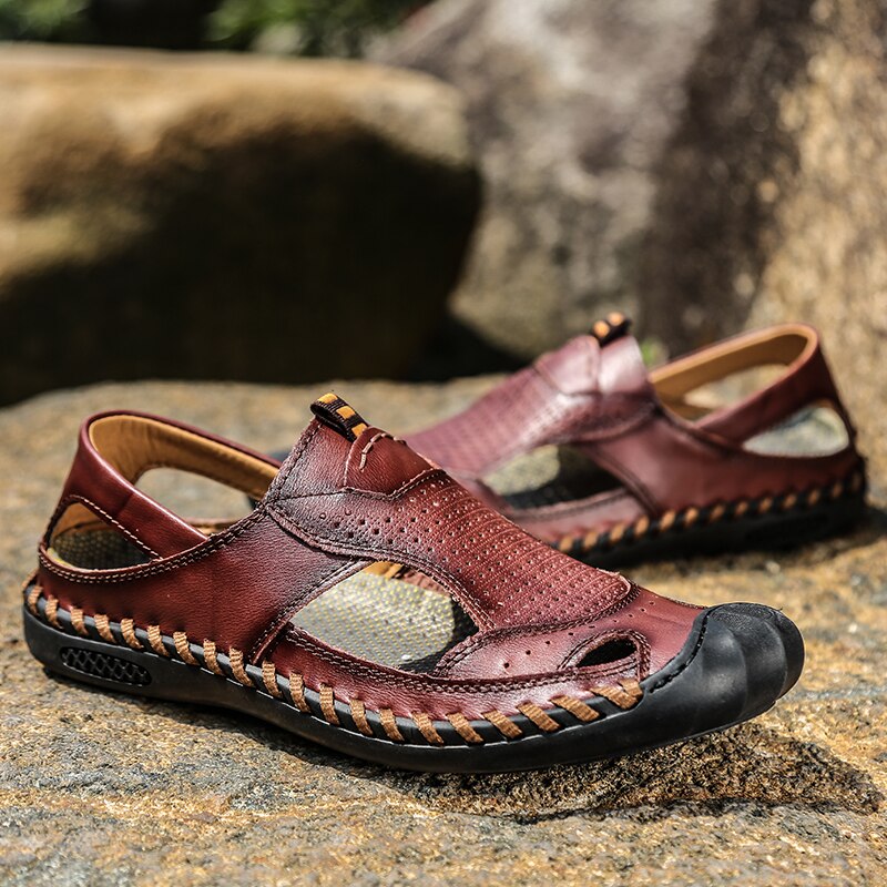 Été herren sommer hommes baskets confort zapatillas décontracté taille schuhe ete sandles homme hommes sandale heren