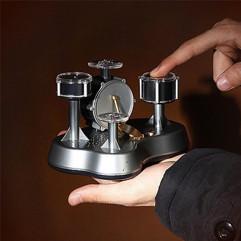 Mini vinger drumset met led-lichtgevoelige drums, percussie, educatieve muziekinstrumenten, muziekspeelgoed voor kinderen.