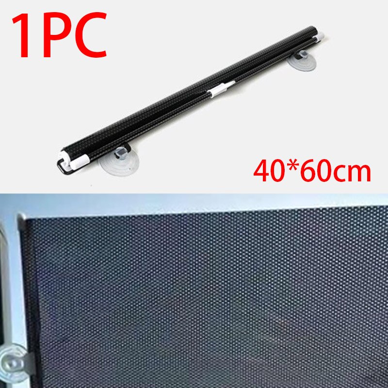 Cubierta para parasol de coche, cubiertas interiores para parabrisas de coche, cubiertas universales para ventana frontal, Protector UV para coche, cubiertas para parasol sedán SUV Hatchback: Black 40x60CM