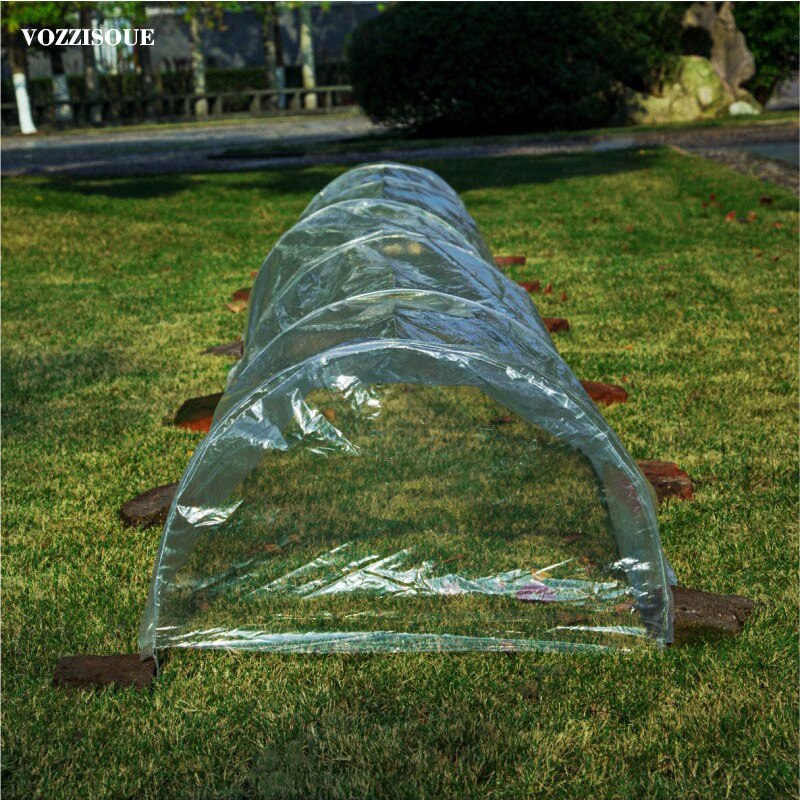 5M Mini Gewächshaus Kunststoff für Garten GewächshäNutzer Halten Warme Regal Gewächshaus Bausatz für PE Anlage Abdeckung mit Stahl Stehen fotocelda