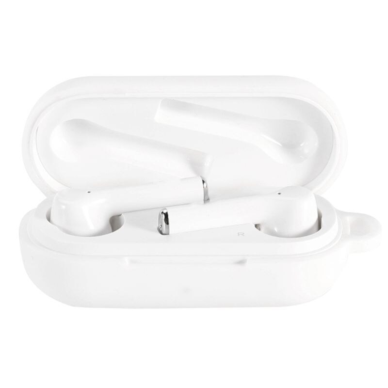 Coque Anti-chute pour écouteurs coque de protection en Silicone pour Huawei freebud 3i sans fil Bluetooth écouteurs accessoires: White