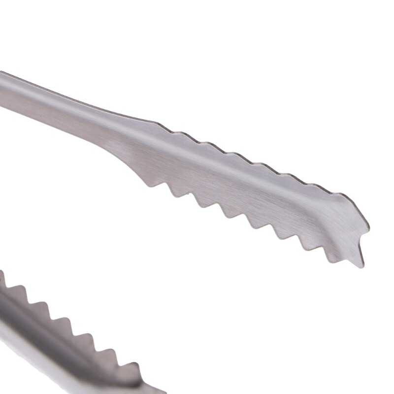 Multipurpose Stainless Steel Ice Tong Cube Clip Kitchen BBQ Grilling Clamp 72XF