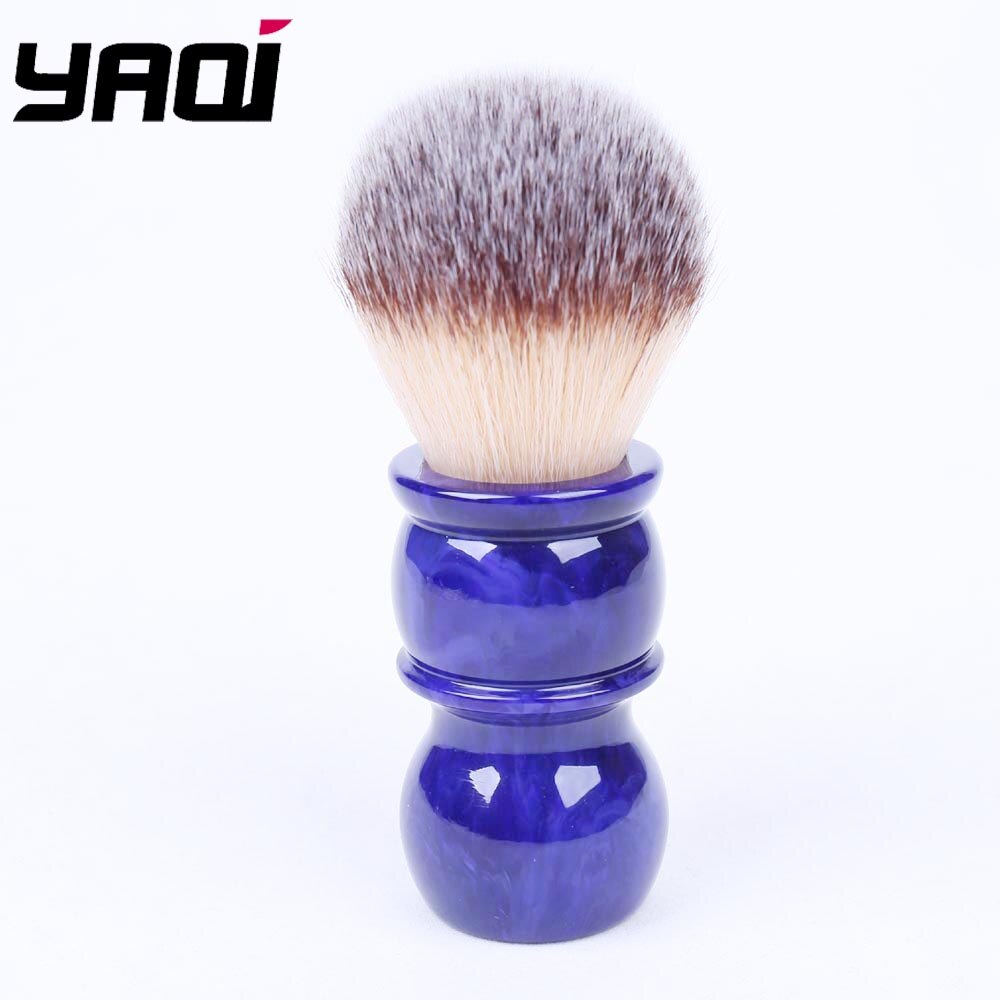 24mm yaqi blåviolette syntetiske hårbarberbørster