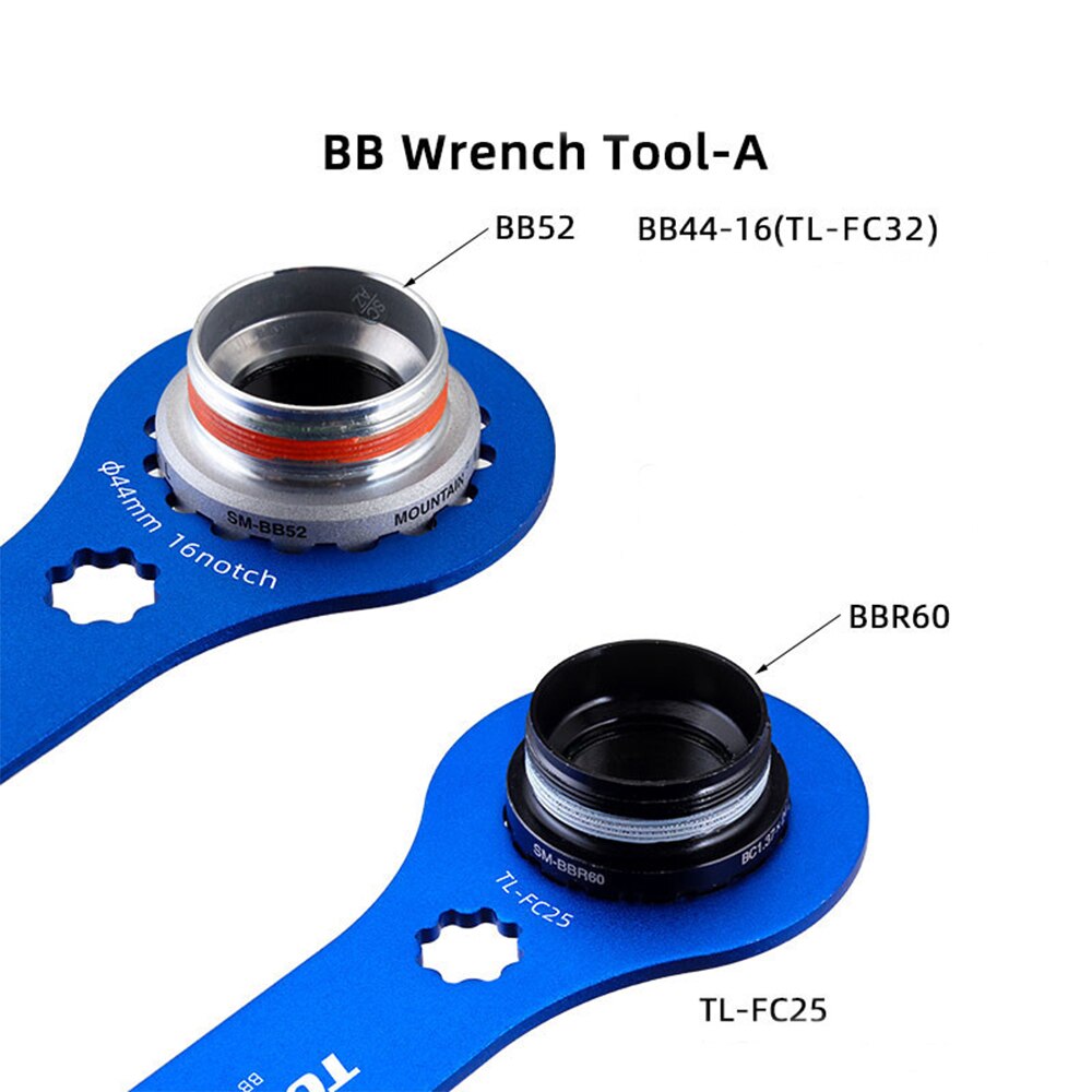 TOOPRE Bicycle Multifunctional BB Wrench Tool shimano BBR60 MT800 MT9100 XDR DA TL-FC25 TL-FC24 BB Bottom Bracket Repair Tool