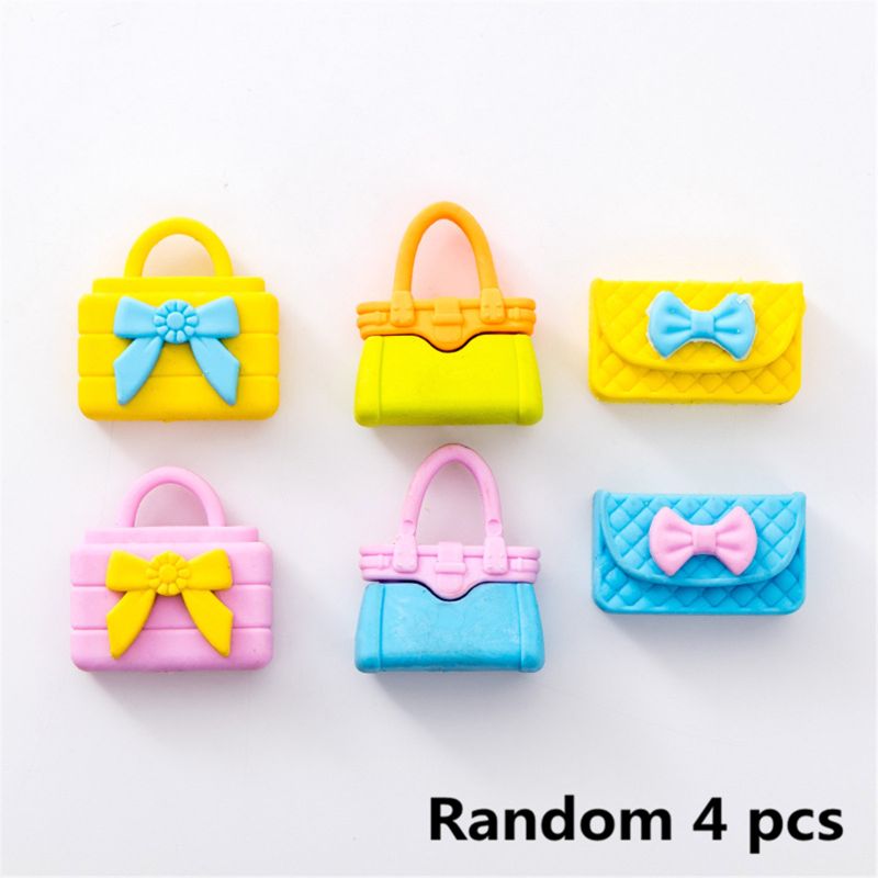 30+ Styles Cartoon Shape Rubber Eraser Cute Children Stationery School Supplies Rubber Eraser Correction Supplies Kids: 24