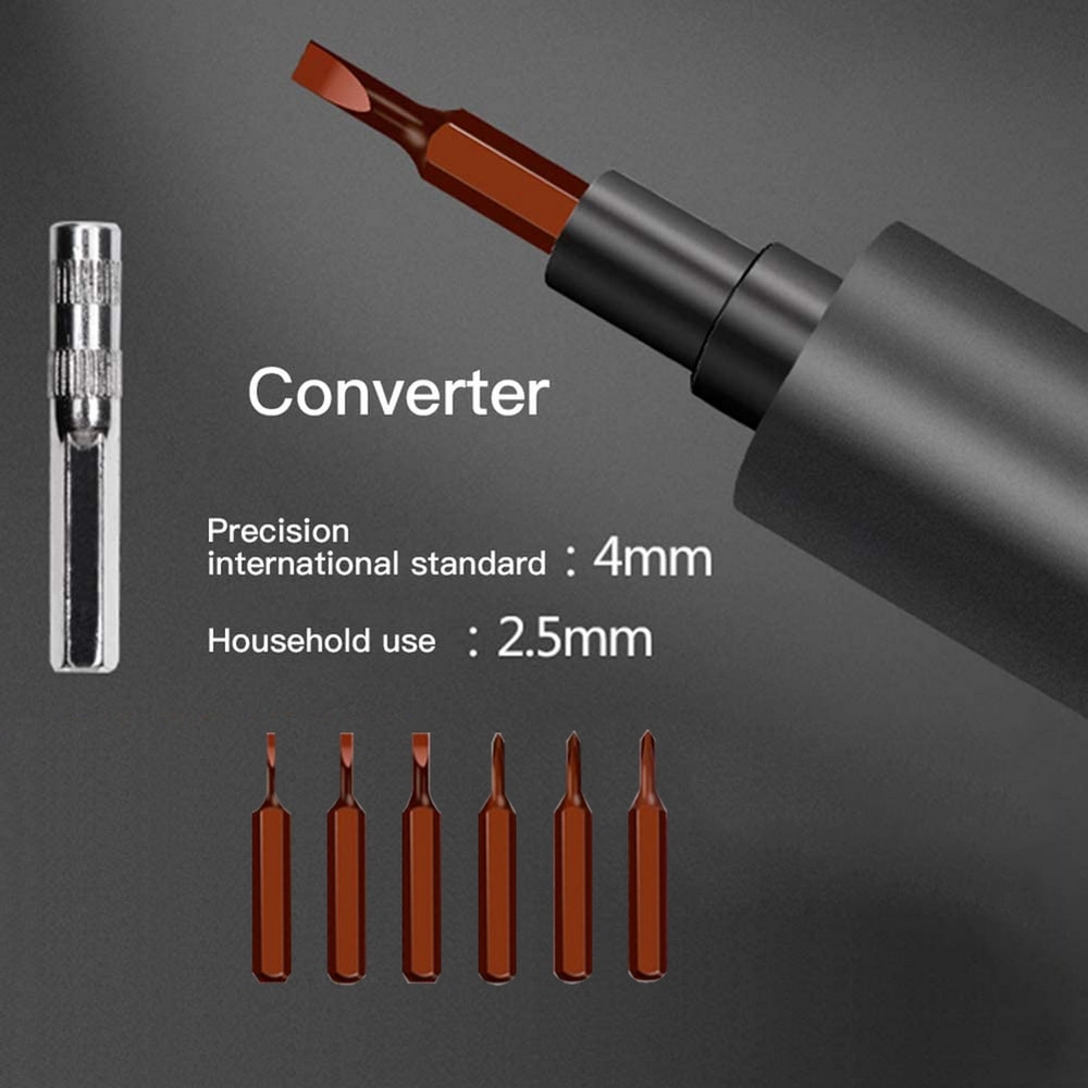 Mini cordless electric precision screwdriver USB interface charging manual automatic one 24 batch heads to meet daily needs