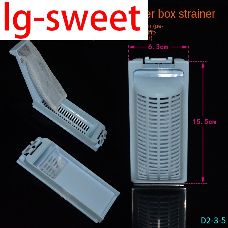 Automatische Semi-Automatische Pulsator Wasmachine Filter Doos Garbage Collection Doos Filter Filter Tas Reparatie Onderdelen