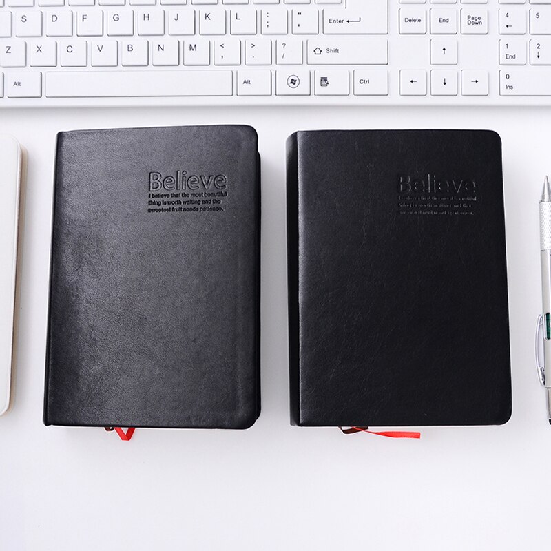 Retro Leather Notebook Thick Paper Bible Diary Book Notepad Blank Weekly Plan Writing Daily Notebooks Office School Supplies