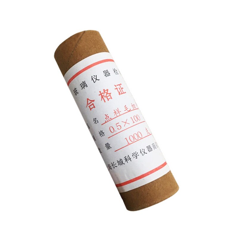 1Box/lot 1000pcs/Box Glass Spot Capillary Spotting Capilary Tube with Open Sides Dia 0.1mm/0.3mm/0.4mm/0.5mm Length 100mm 200mm