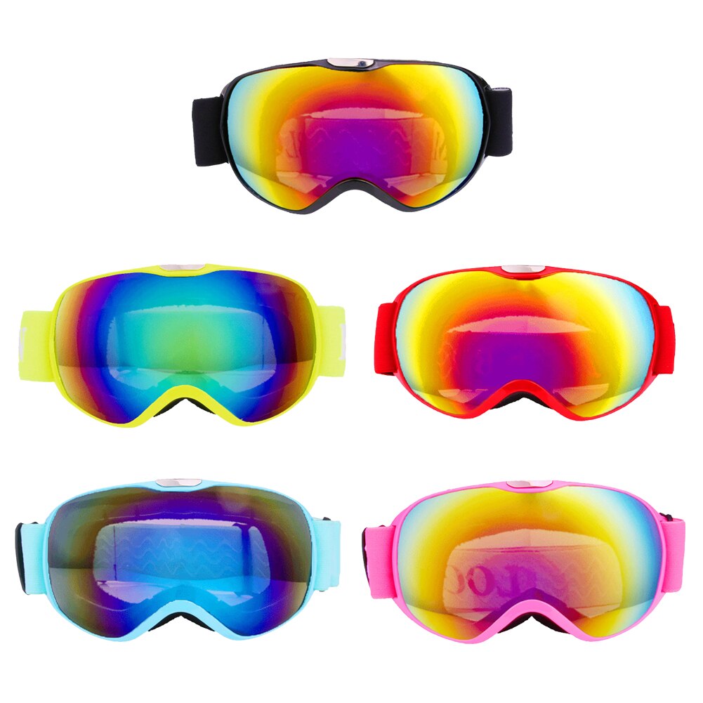 Ski Goggles Children Skiing Glasses Winter Goggles Kids Snowboard Goggles Glasses UV400 Protection Snow Anti-fog Double Ski Mask