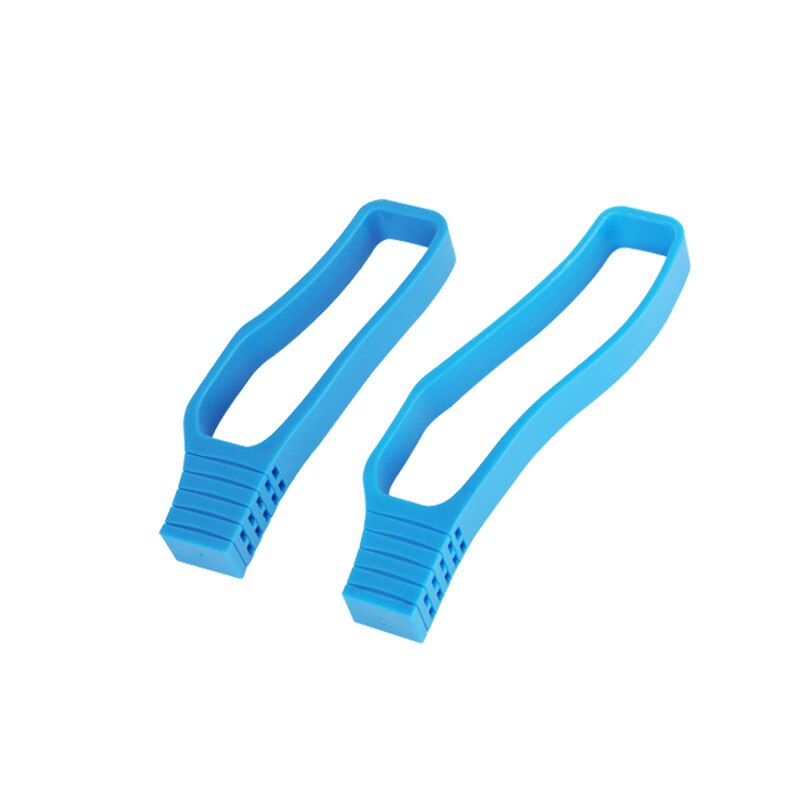 2Pcs Fietsketting Bescherming Ring Mtb Racefiets Rear Vork Anti-Collision Rubber Beschermende Cover Chain Protector Kit: Blue