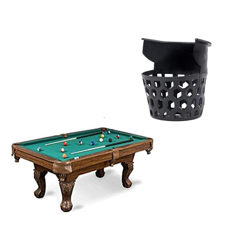 6 Pcs Billiard Pool Table Pockets Durable Plastic Web Replacement Pockets for Pool Table,Billiard Accessories